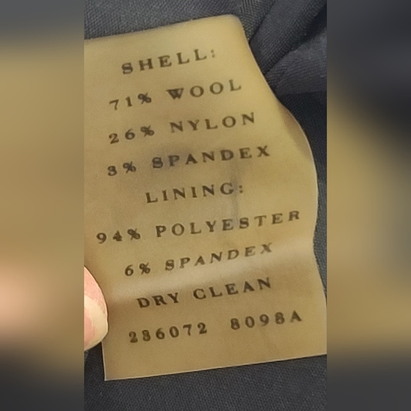 3 Pieces - Wool Ann Taylor Suit with Skirt AND Wide Legged Pants - Picture 10 of 13